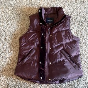 AEO Burgundy Vest